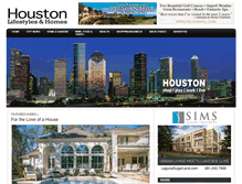 Tablet Screenshot of houstonlifestyles.com